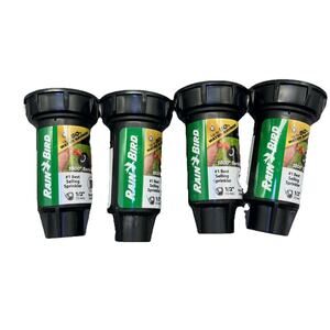 Lot Of 4 Rain Bird 1800 Series Adjustable Pop-Up Sprinkler Spray Heads. {17}.
